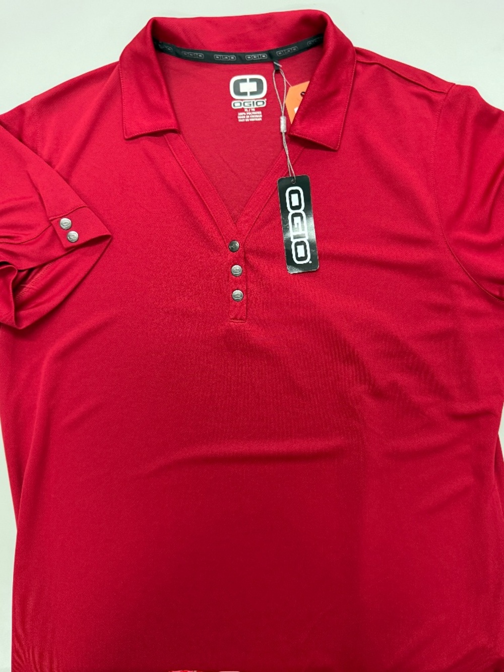 OGIO womens red polo